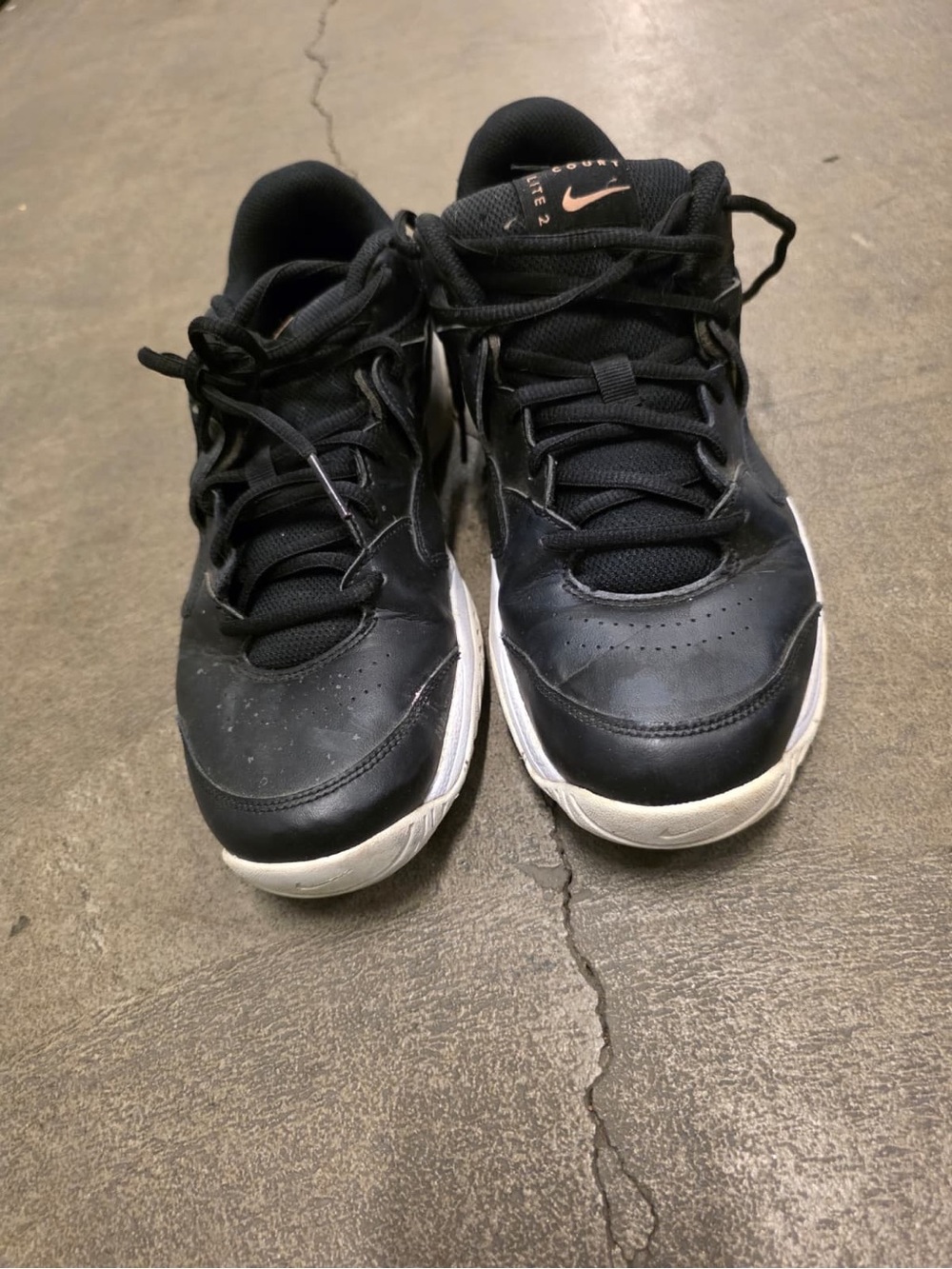 Nike Black and White Low-Top Athletic Sneakers